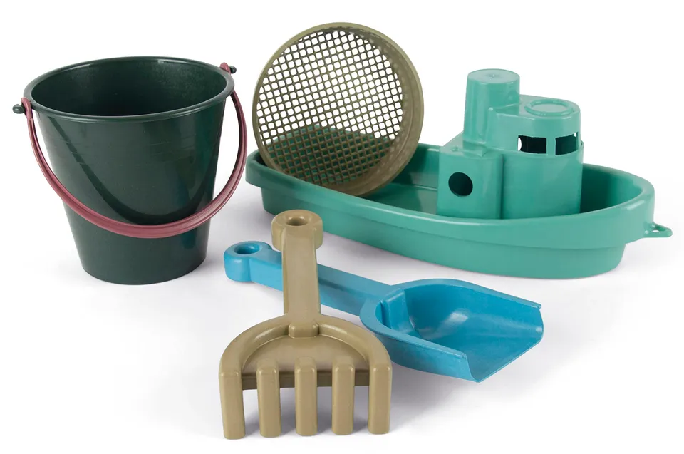 dantoy-blue-marine-4940-boot-und-sand-set-5-teilig image 1