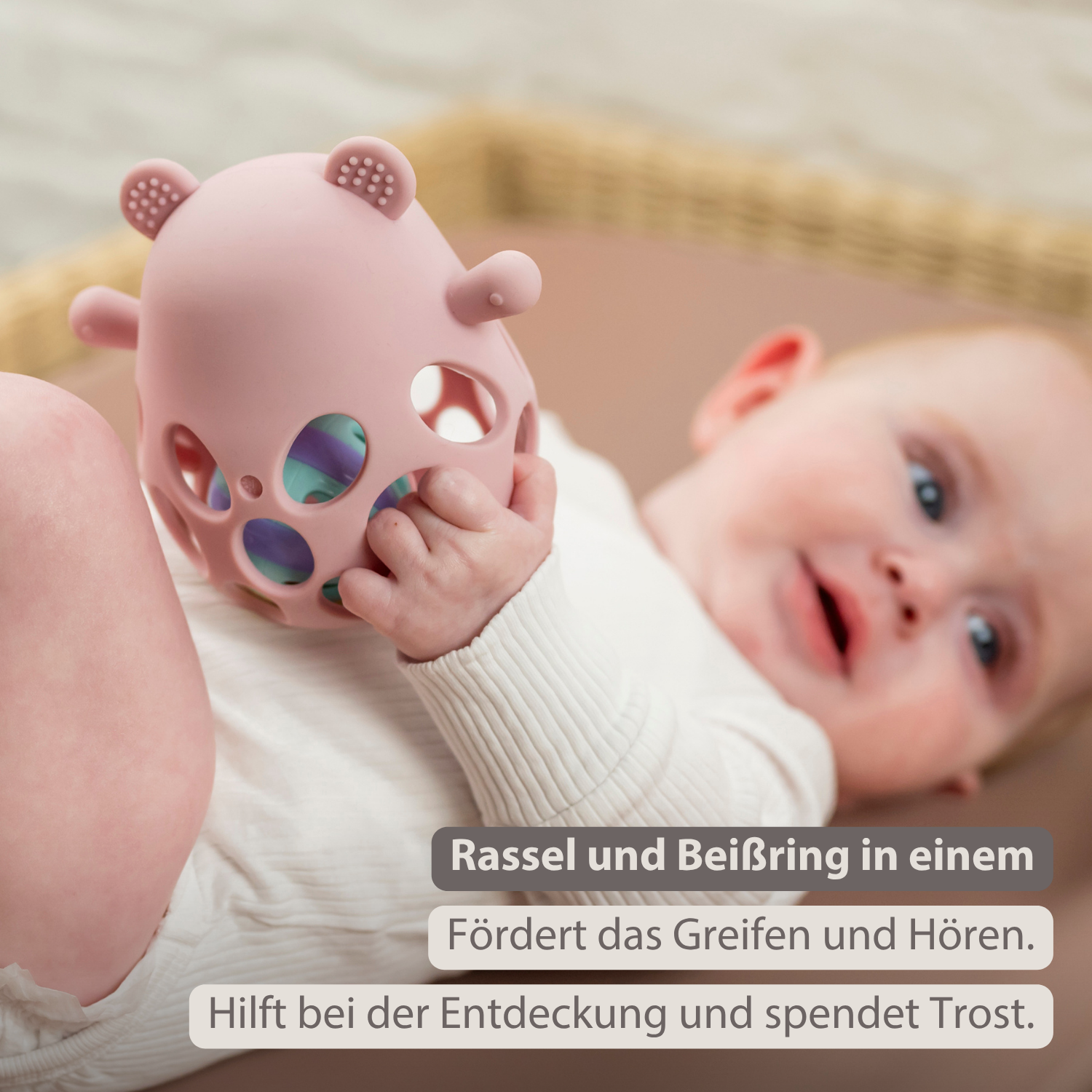 nattou-silikon-rassel-mit-ball-b-r-11-cm-pudrosa image 2