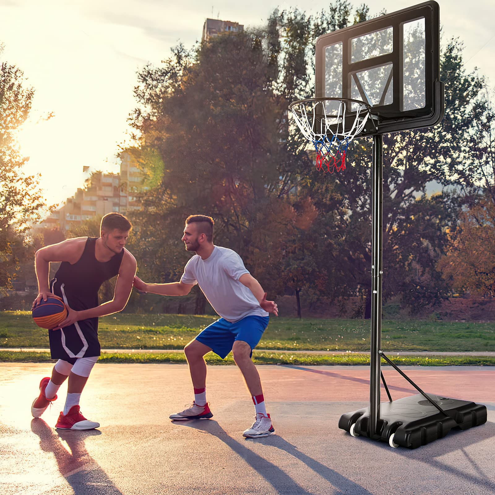 komfotteu-basketballst-nder-h-henverstellbar-130-305-cm-mit-rollen-und-45-cm-kor image 8