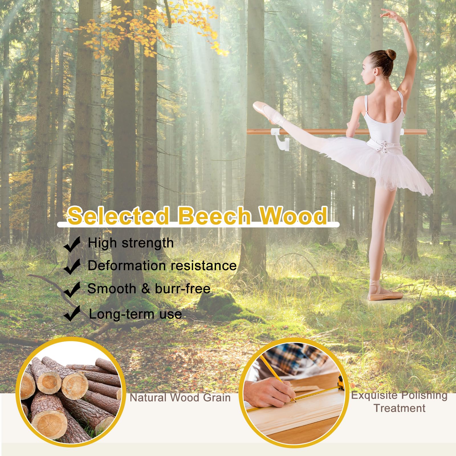 komfotteu-ballettstange-f-r-zuhause-buche-38mm-wandmontage image 5