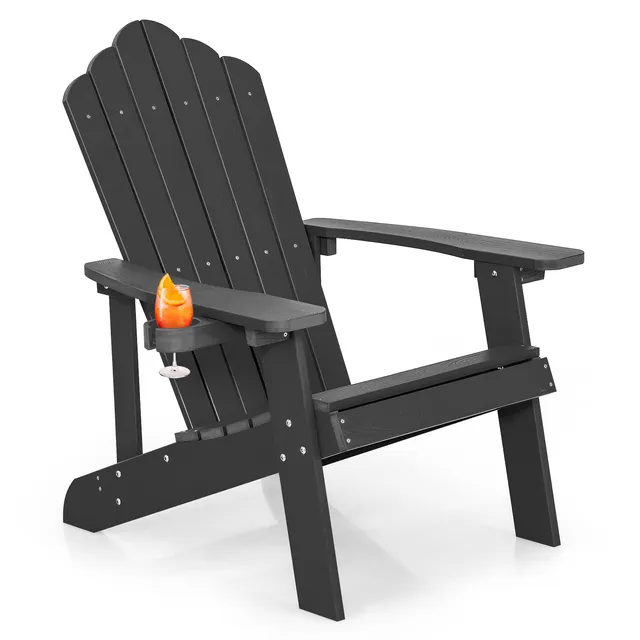 komfotteu-adirondack-gartenstuhl-schwarz-mit-getr-nkehalter image 1