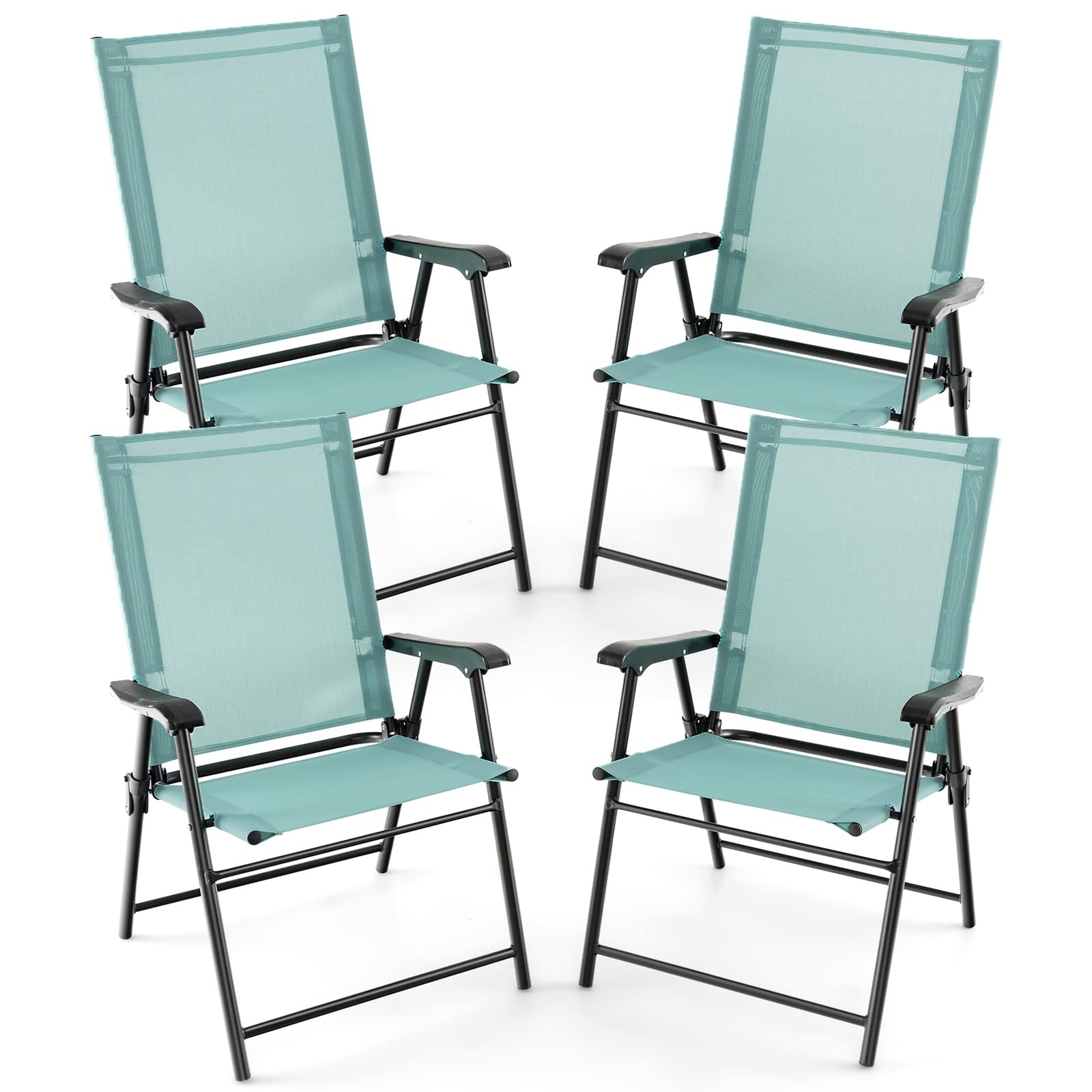 komfotteu-klappst-hle-2er-set-garten-balkon-minzgr-n-150kg image 7