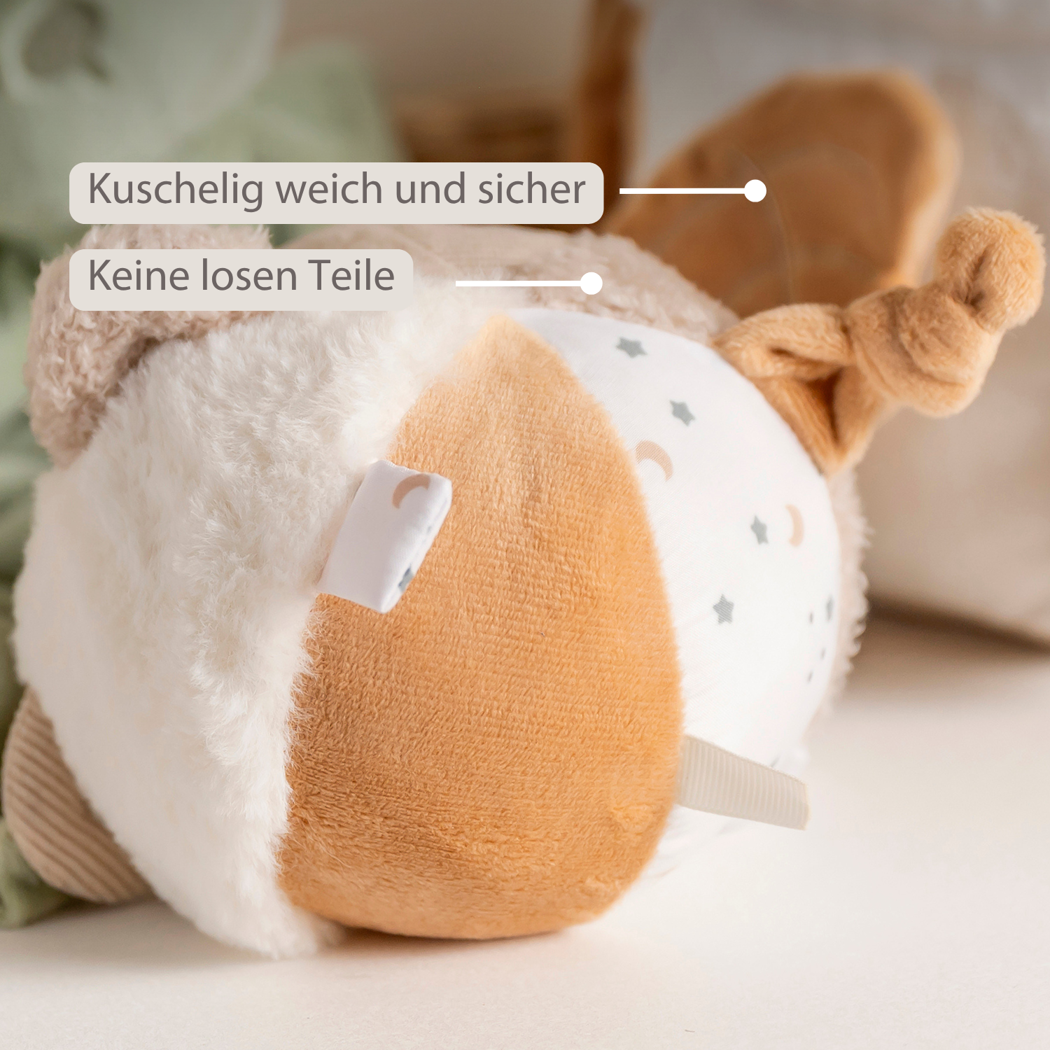 nattou-lapidou-kuschelball-15-cm-beige image 4