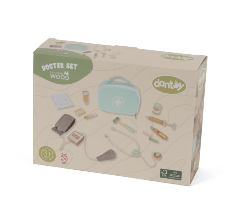 dantoy-holz-arztkoffer-spielzeug-14-teilig-im-kasten-f-r-kinder-ab-3-jahre image 2