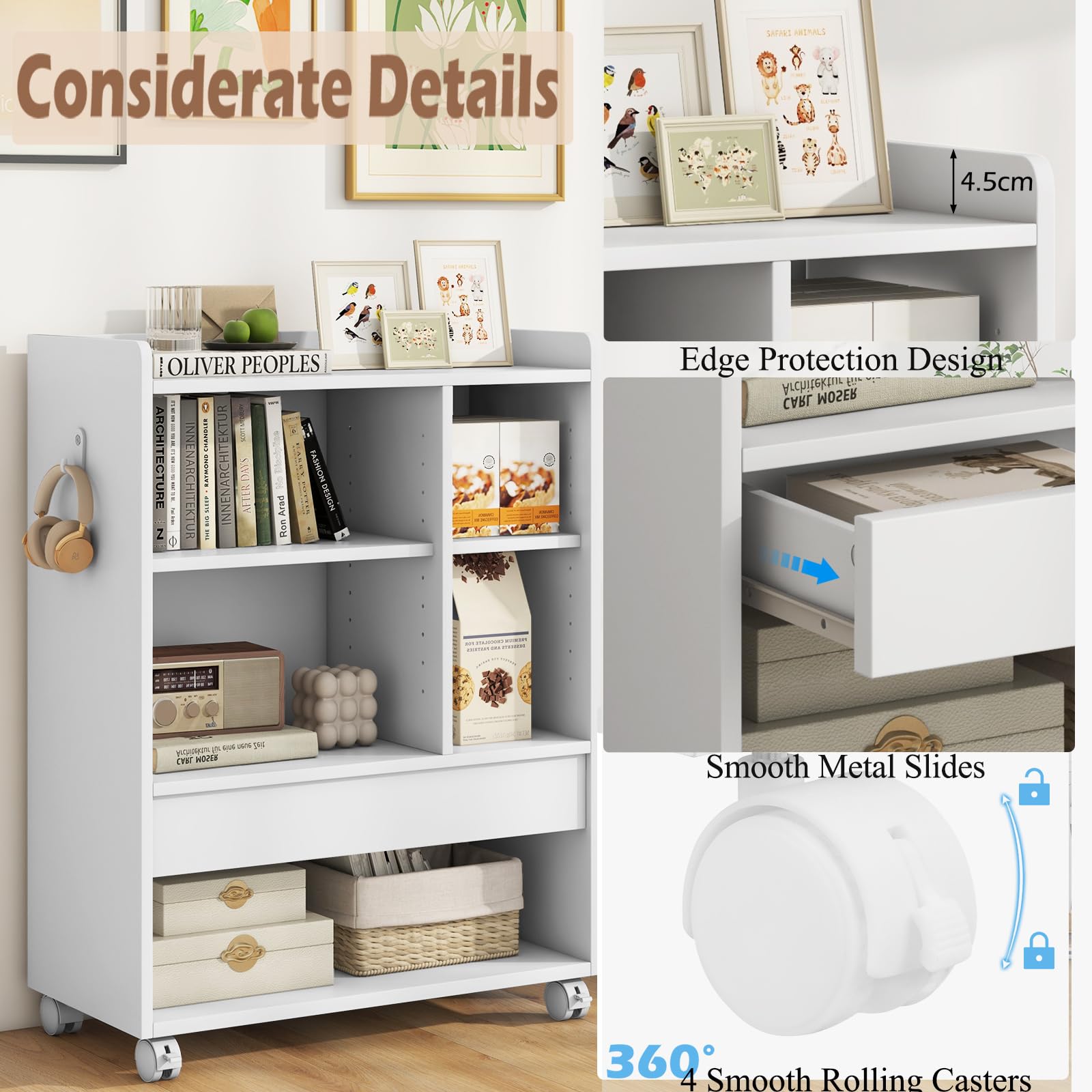 komfotteu-rollcontainer-wei-63-5x30x84-5-cm-b-roschrank-mit-schublade-auf-rollen image 6