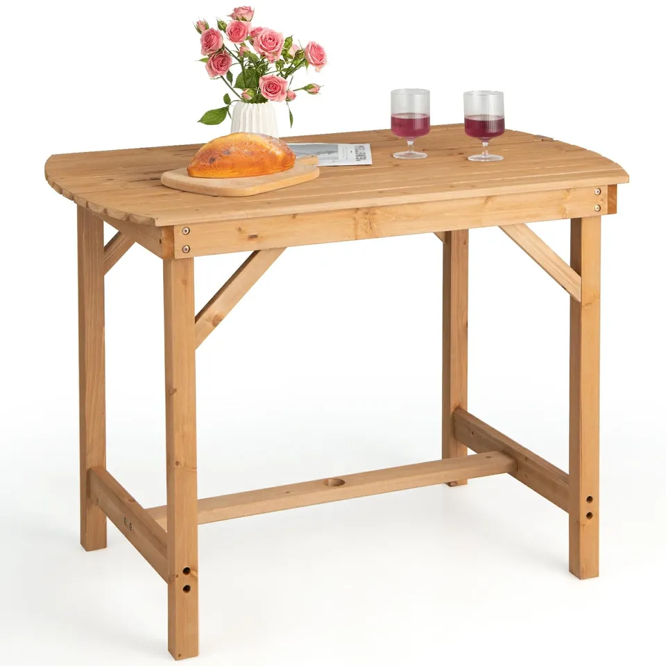komfotteu-gartentisch-mit-sonnenschirmloch-tannenholz-100x60-5x75-cm image 1