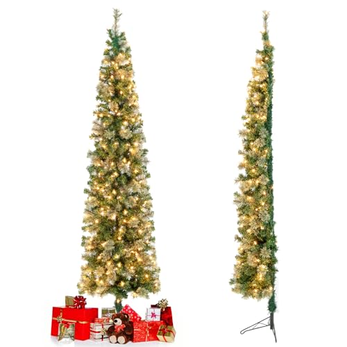 komfotteu-halber-bleistift-weihnachtsbaum-210-cm-mit-150-leds image 8