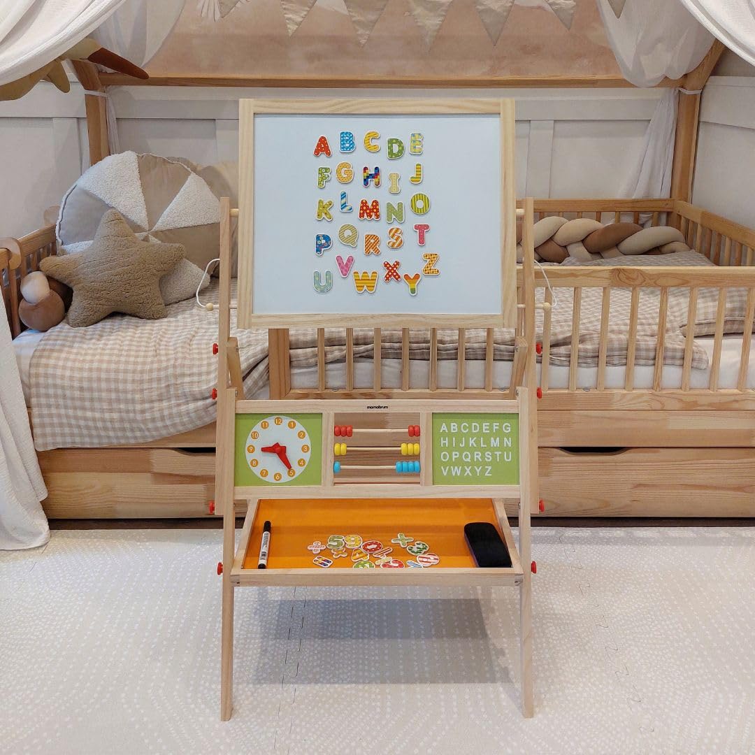 mamabrum-spieltafel-holz-doppelseitig-magnet-und-kreidetafel-mit-zubeh-r image 4