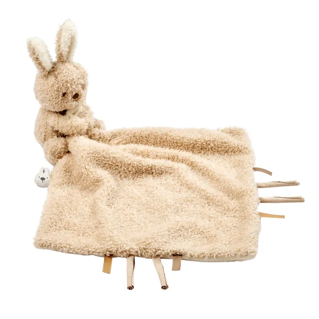 nattou-teddy-baby-schmusetuch-mit-kaninchen-27x27-cm-beige image 1