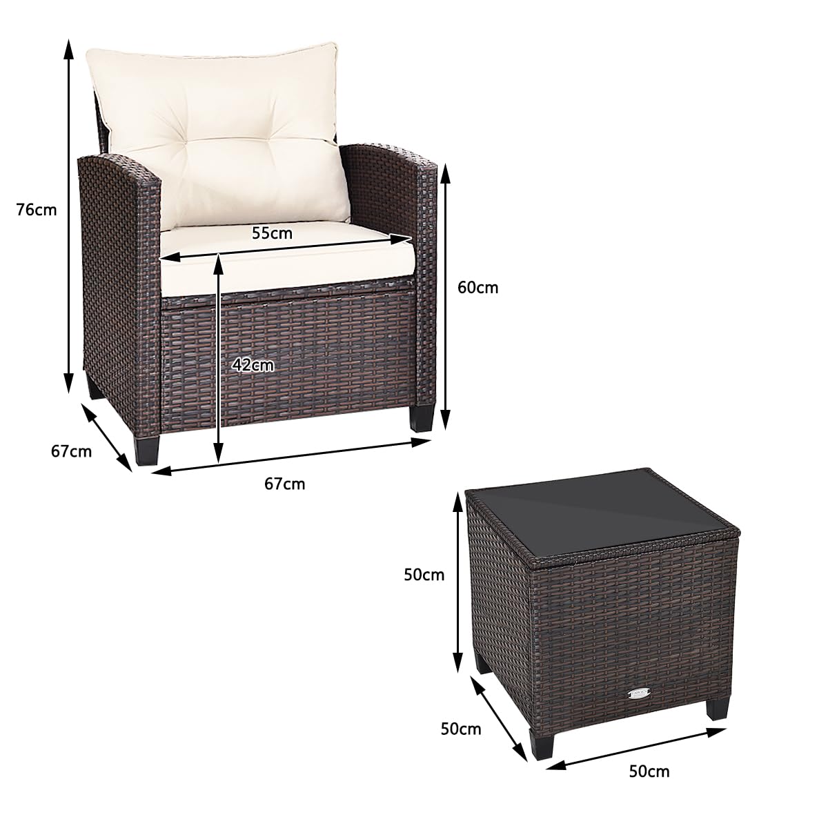 komfotteu-rattan-balkonm-bel-set-3-teilig-couchtisch-2-st-hle-braun-wei image 5