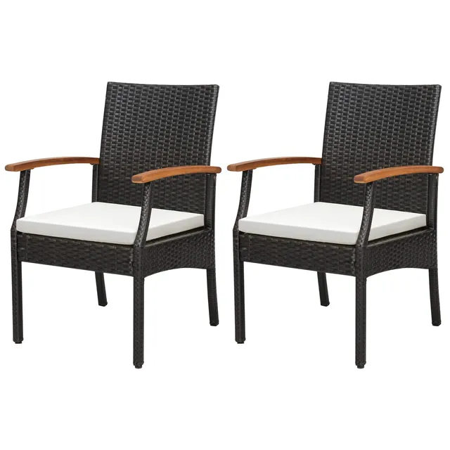 komfotteu-rattan-gartenstuhl-set-2er-mit-kissen-bis-180-kg-pe-rattan image 1
