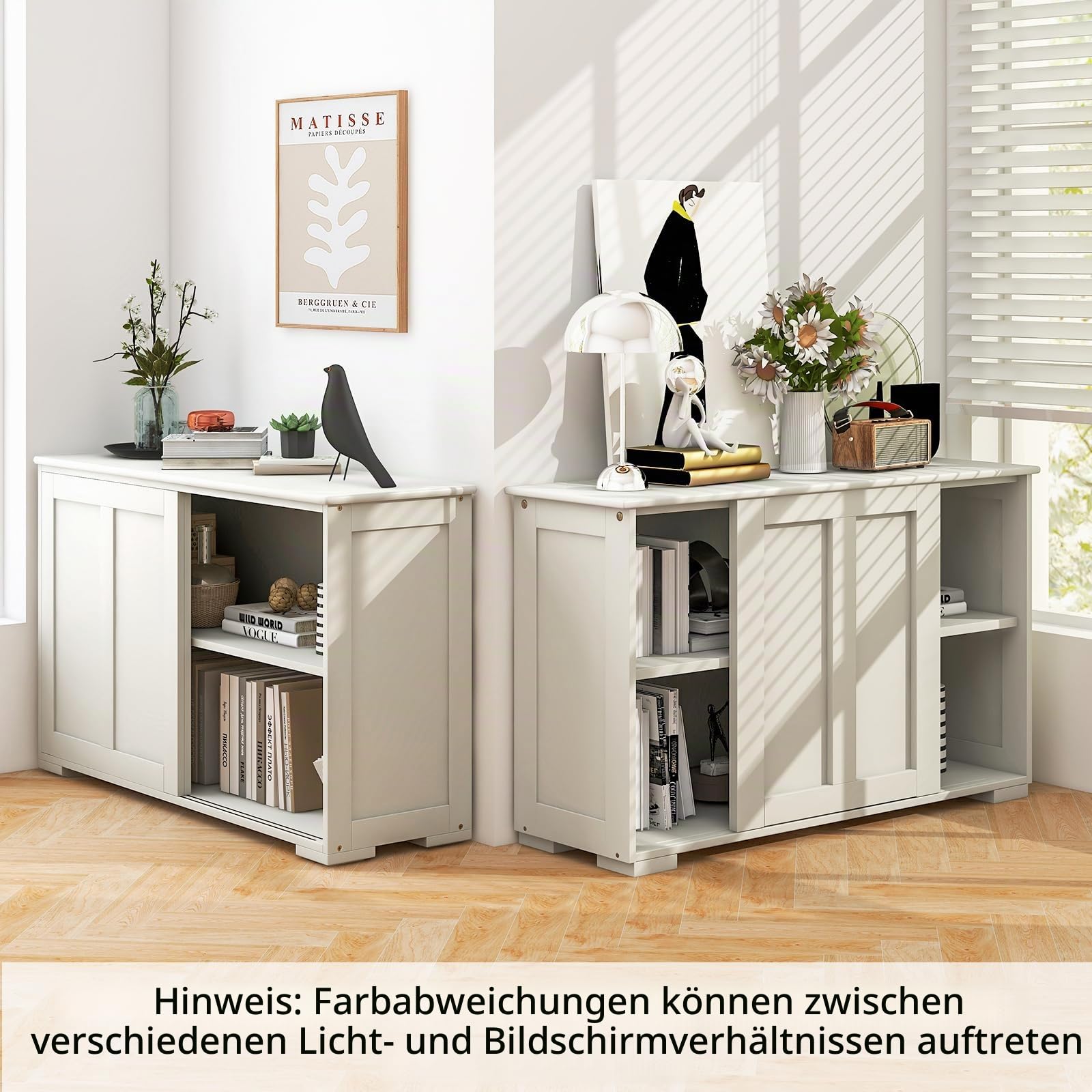 komfotteu-sideboard-beistellschrank-milchig-wei-107x33x60cm image 4
