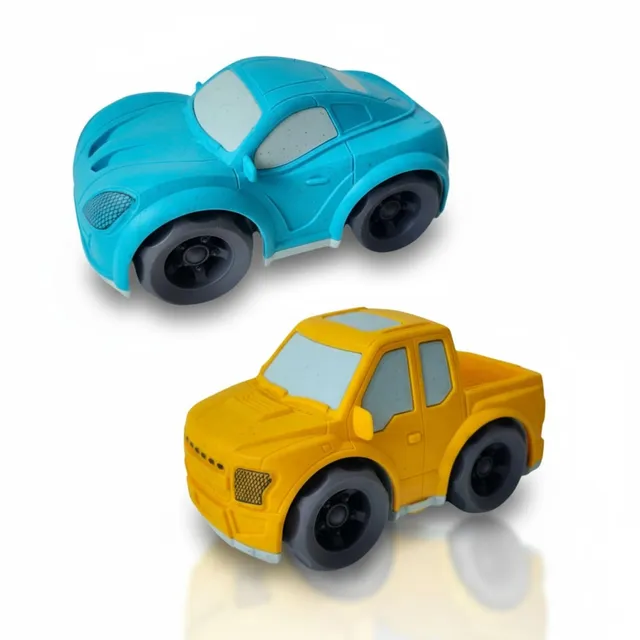 alldoro-2er-set-spielzeug-autos-rennauto-pick-up-ab-1-jahr image 1