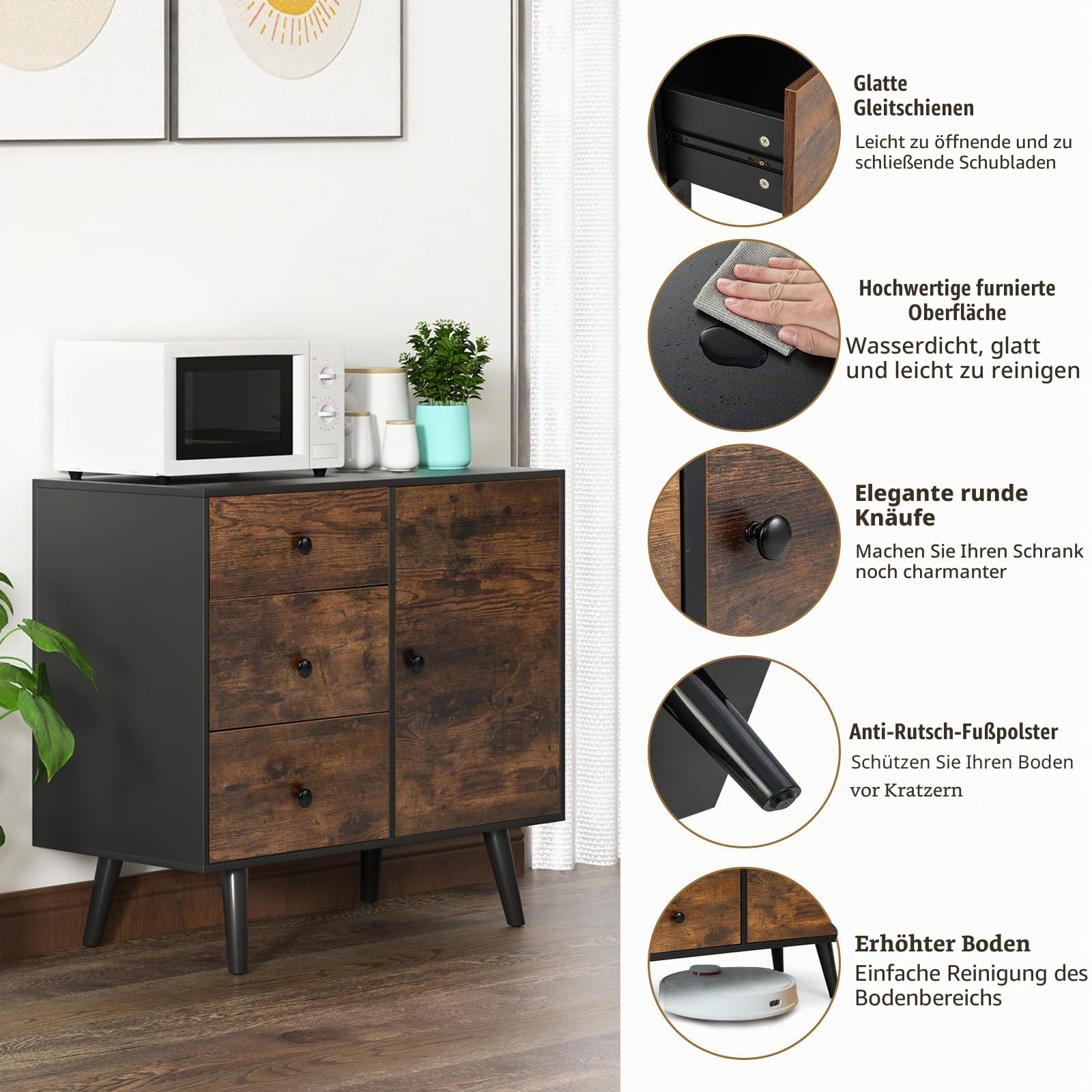 komfotteu-k-che-kommode-sideboard-73-x-40-x-76-5-cm-industrie-mit-3-schubladen image 4