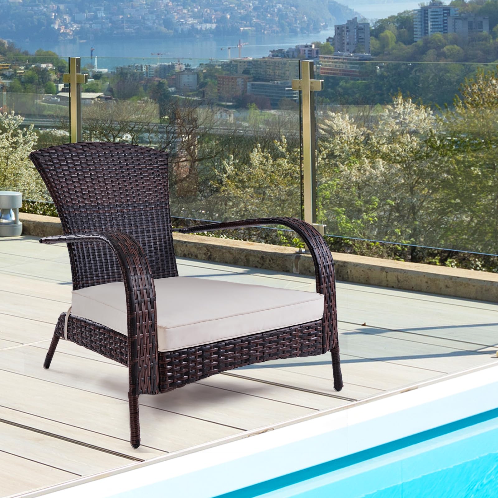 komfotteu-gartenstuhl-rattan-braun-adirondack-stuhl-mit-kissen-bis-120-kg image 7