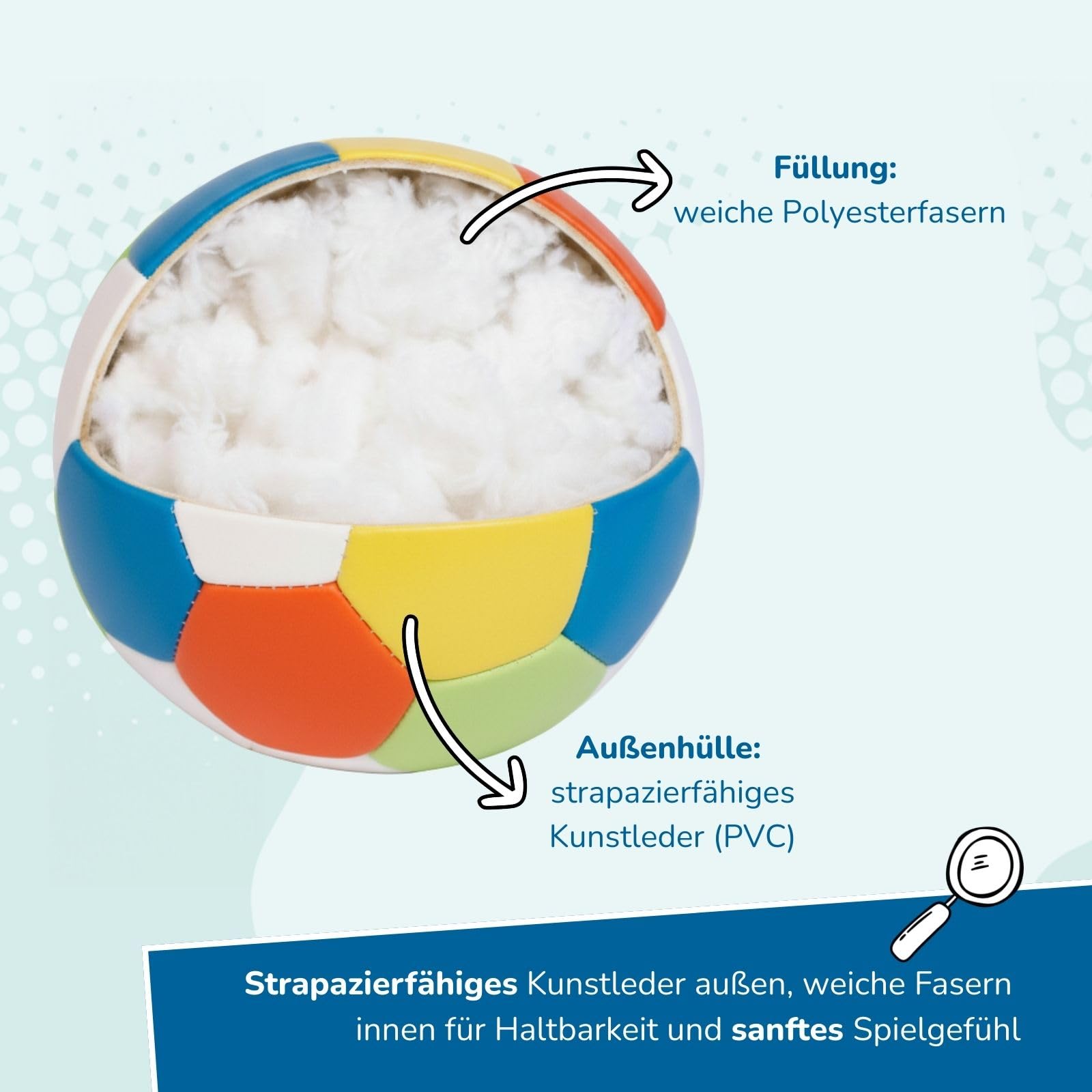 alldoro-softball-2er-set-10-cm-18-cm-schaumstoffball image 6