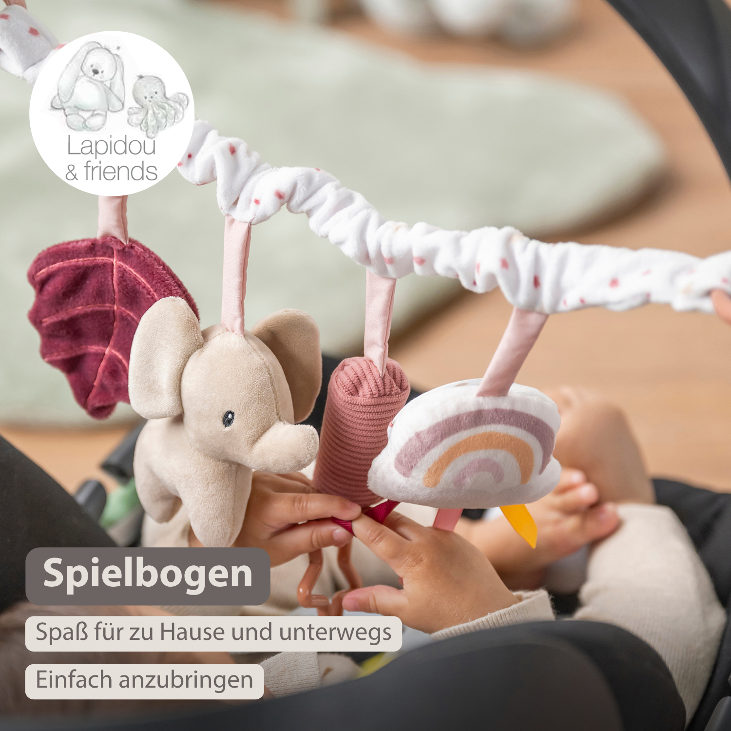 nattou-lapidou-kinderwagen-aktivit-tsspielbogen-zartrosa image 2