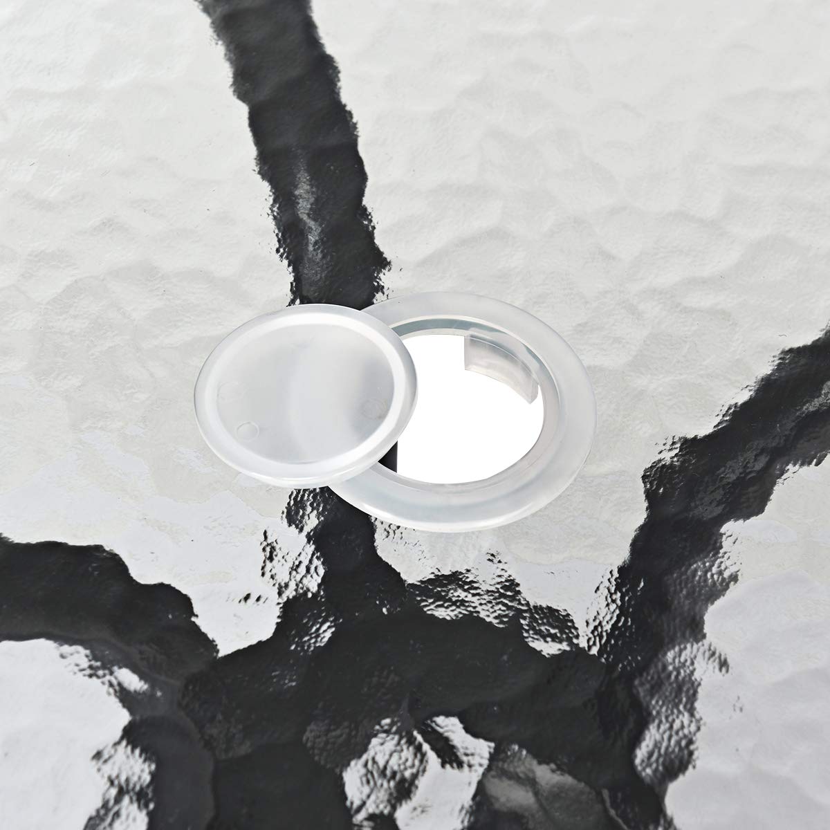 komfotteu-balkontisch-rund-70x70x71-cm-bistrotisch-mit-glasplatte image 7