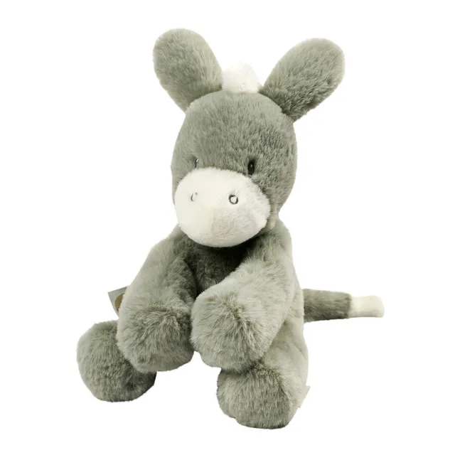 nattou-loulou-kuscheltier-esel-30-cm-dunkelgr-n image 1