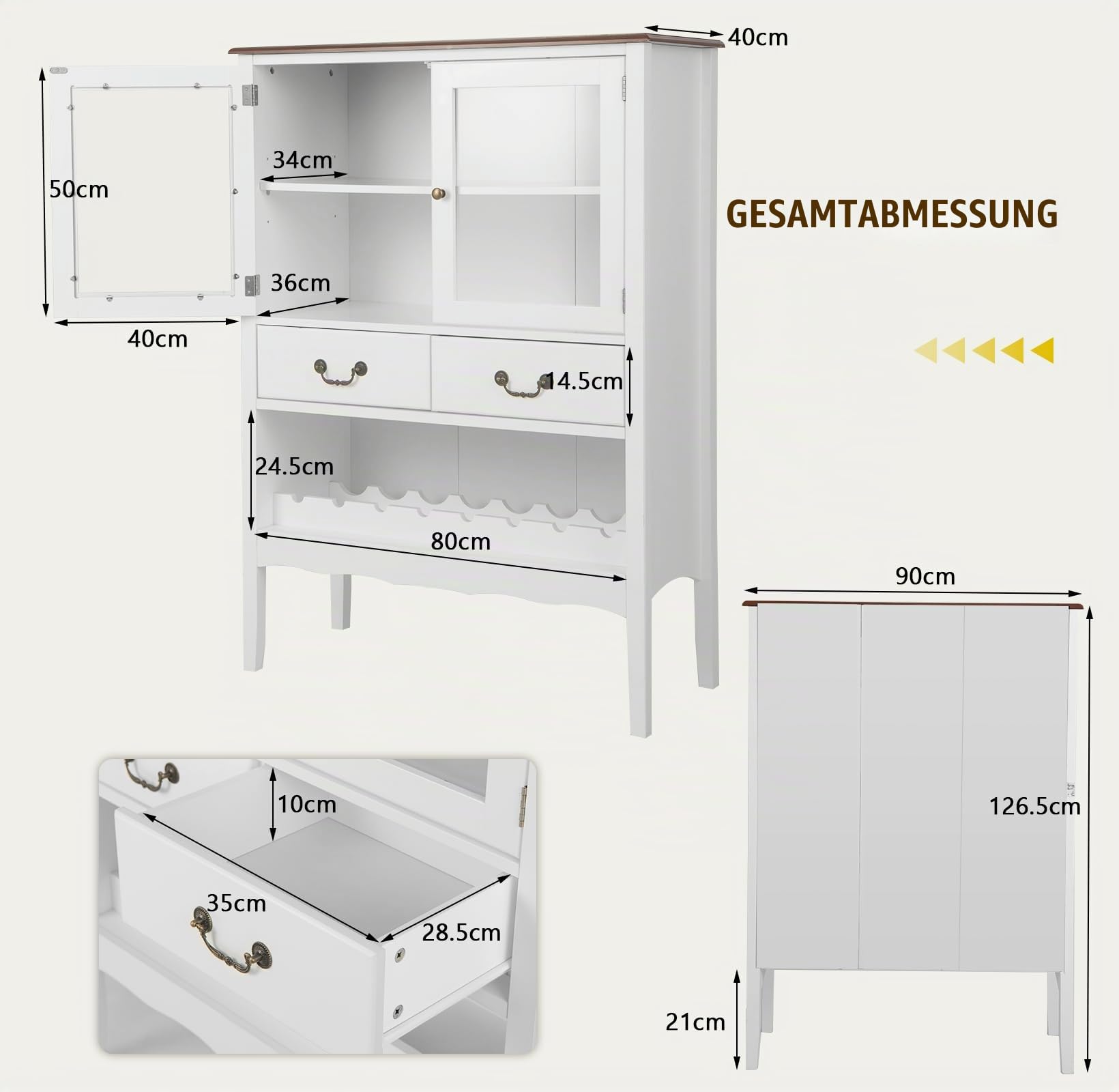 komfotteu-weinschrank-sideboard-90-5x38x126-cm-mit-t-ren-und-weinregal image 3
