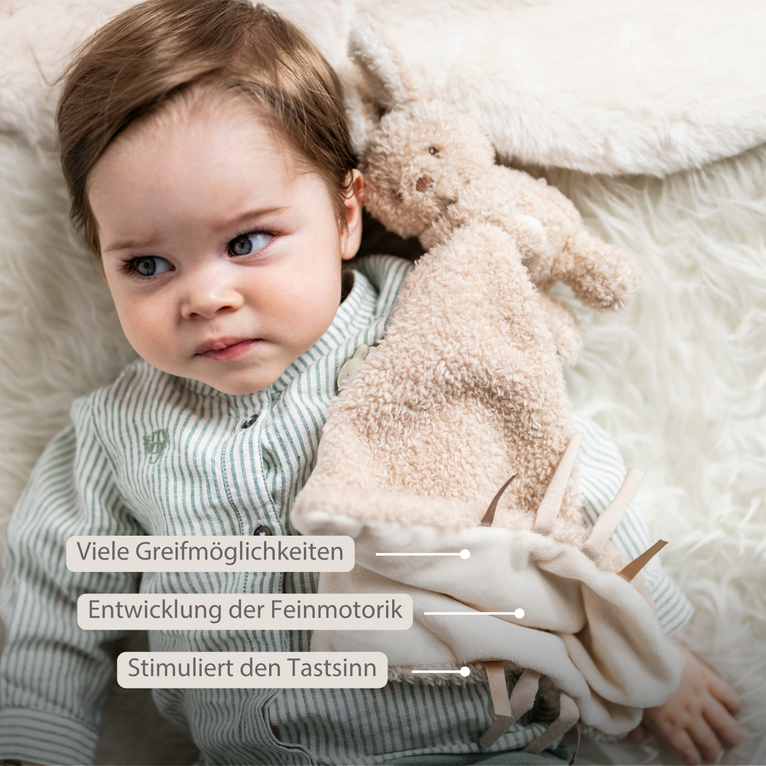 nattou-teddy-baby-schmusetuch-mit-kaninchen-27x27-cm-beige image 3