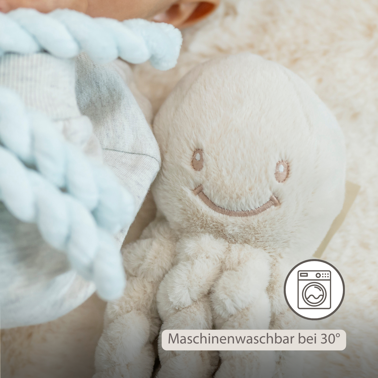 nattou-lapidou-doudou-kuschel-oktopus-22-cm-sand image 4