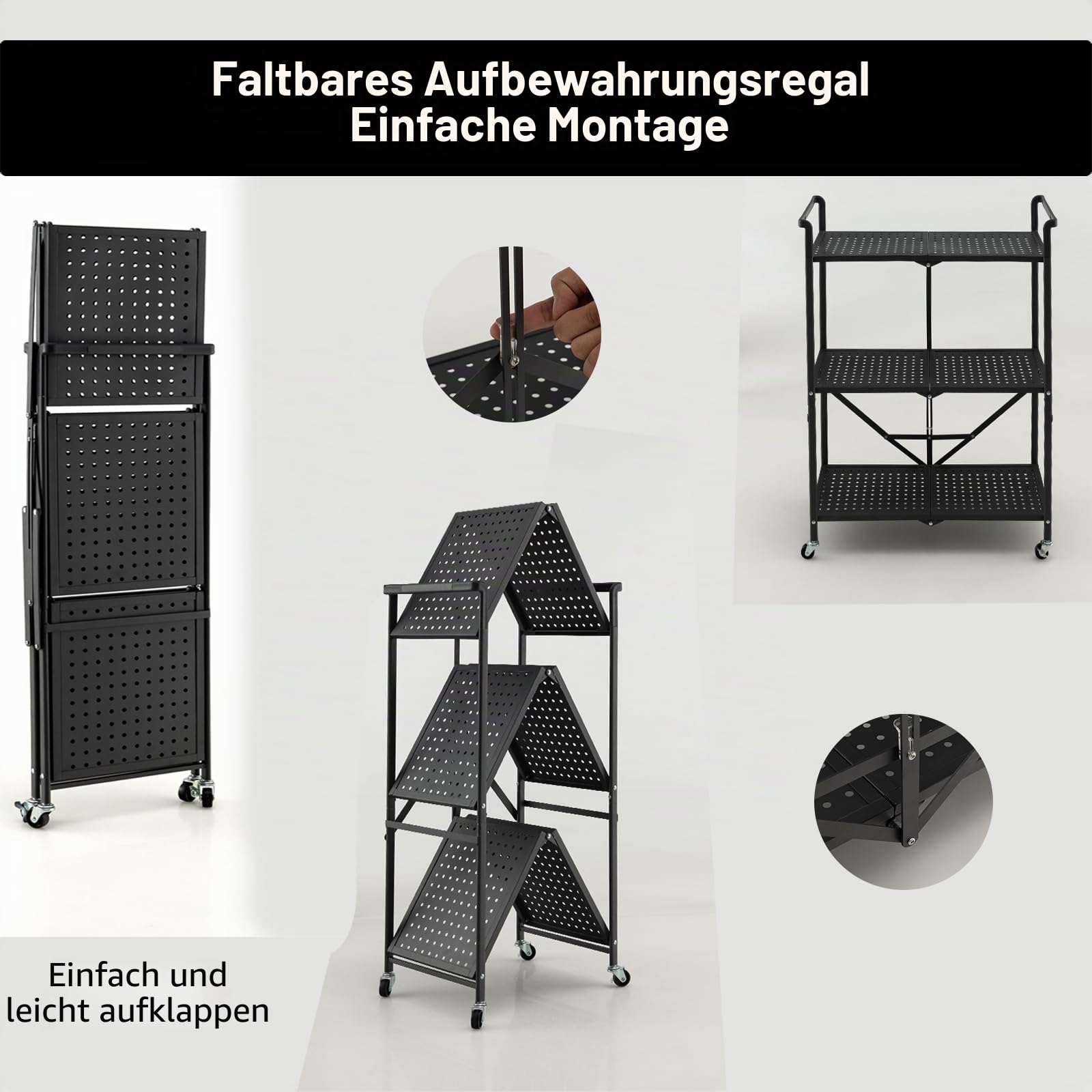 komfotteu-lagerregal-klappbar-73x33x94-cm-k-chenregal-auf-rollen-3-etagen-schwar image 2