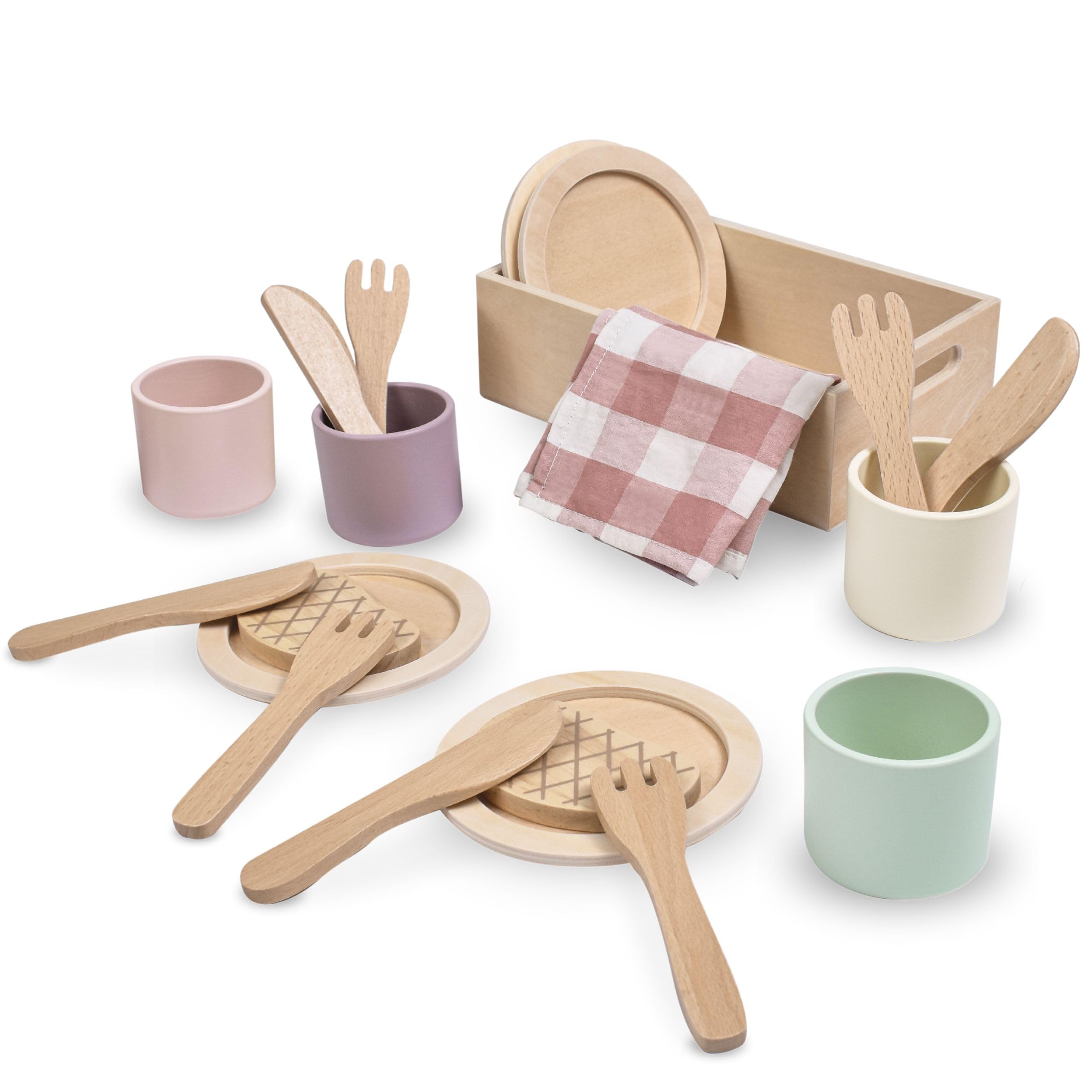 mamabrum-holz-dinner-set-geschirr-mit-untersetzer image 6