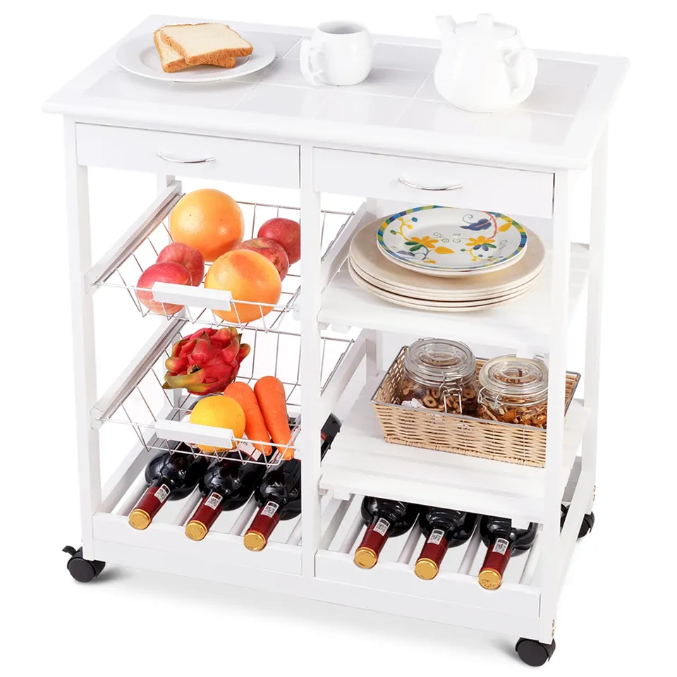 komfotteu-k-chenwagen-67x37x76-cm-mit-fliesen-ablage-und-rollen-wei image 1