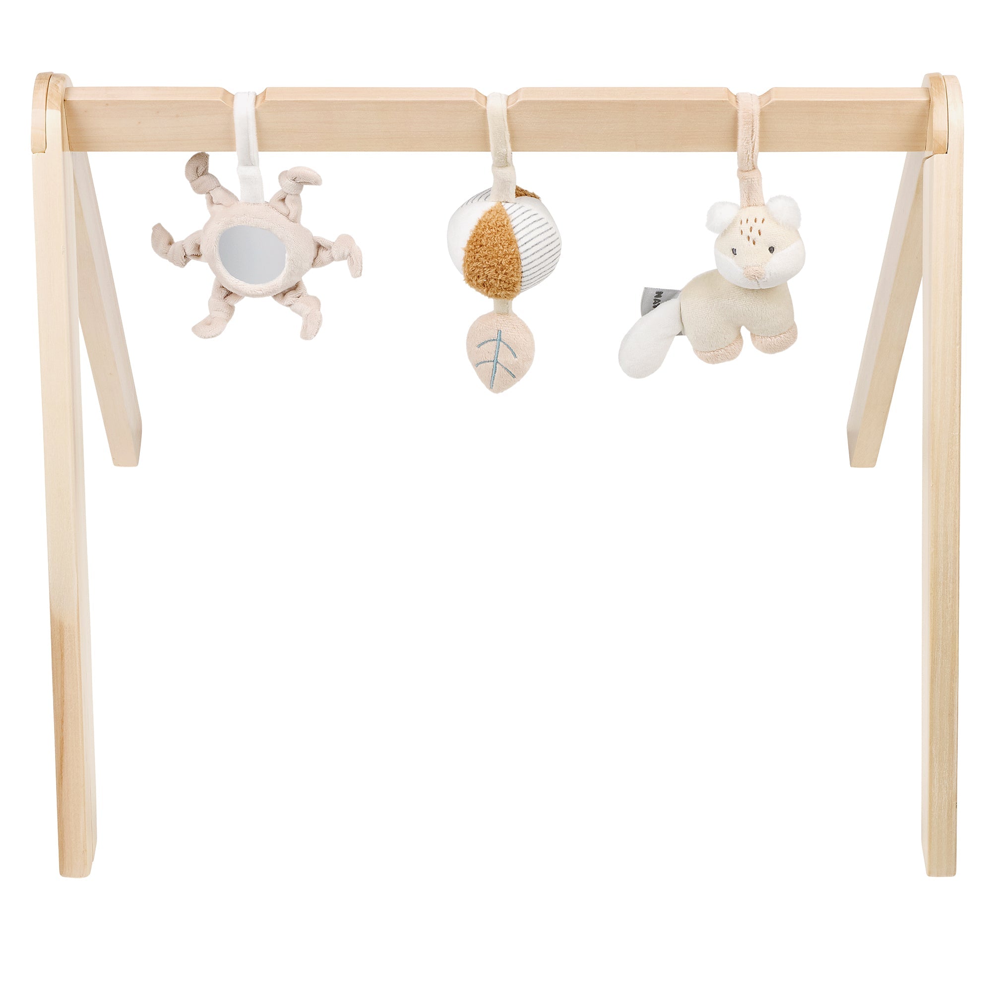 nattou-flo-ernest-oli-spielbogen-holz-fuchs-mit-h-ngespielzeug image 2