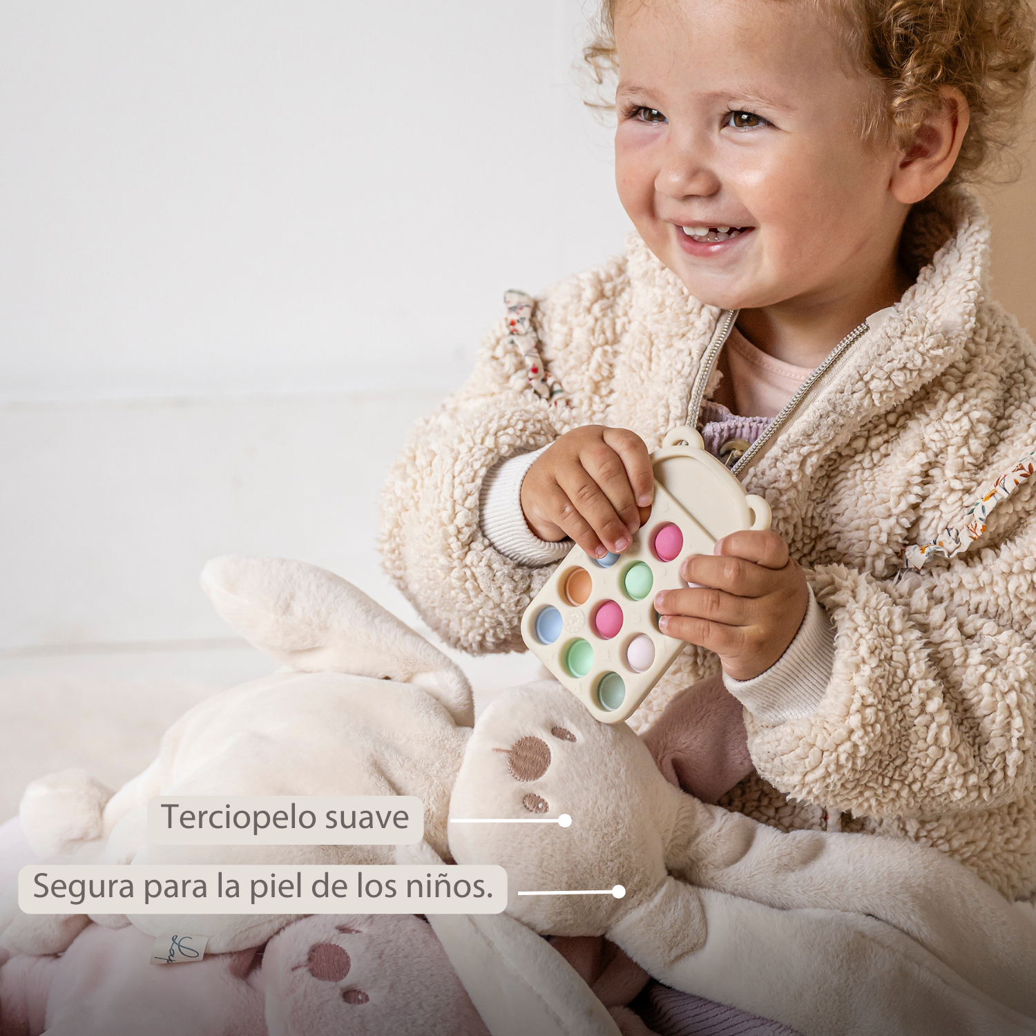 nattou-lapidou-kuschelhase-30-cm-sand-baby-kuscheltier image 5