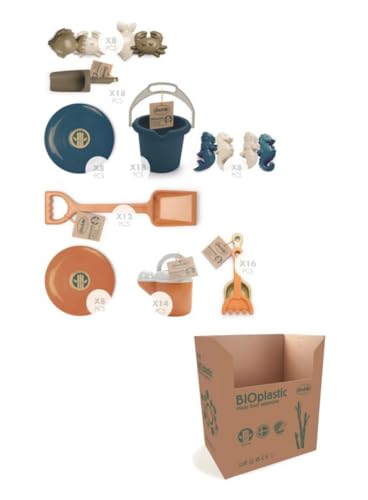 dantoy-bioplastic-strandspielzeug-set-110-teilig-naturt-ne image 5