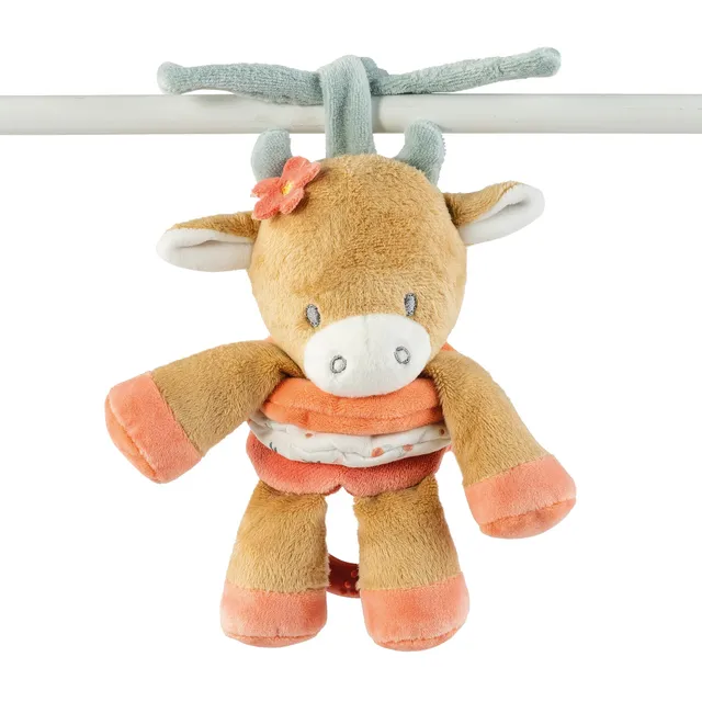 nattou-mila-kuh-vibrierendes-kuscheltier-mit-befestigungsb-ndern image 1