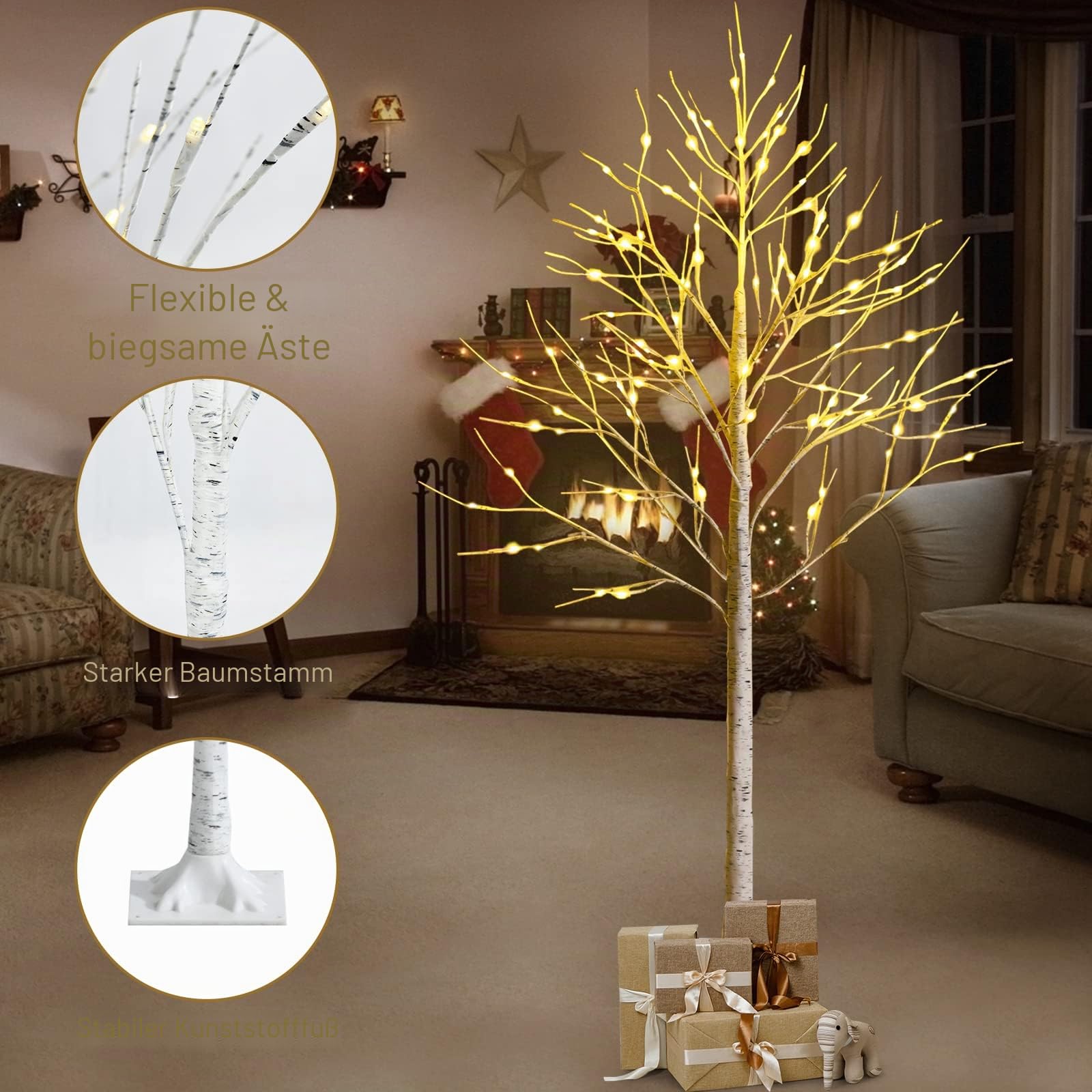 komfotteu-lichterbaum-birke-led-180-cm-mit-96-warmwei-en-lichtern image 3