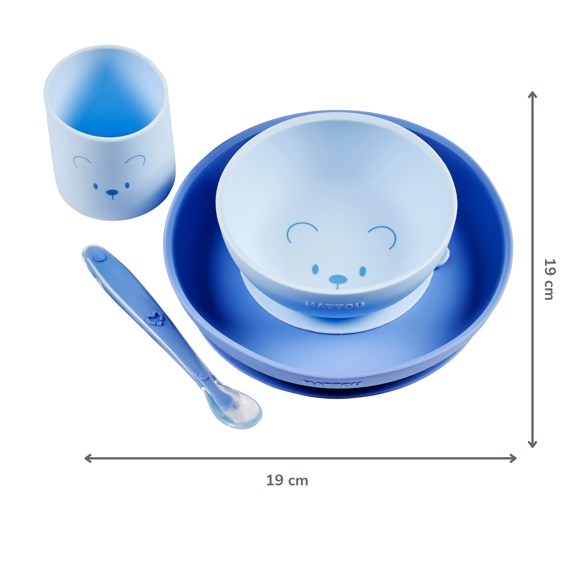 nattou-mealtime-b-r-geschirrset-kinder-silikon-4-teilig-teller-schale-becher-l-f image 5