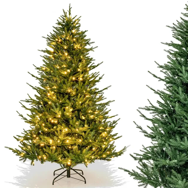 komfotteu-k-nstlicher-weihnachtsbaum-beleuchtet-183-cm-788-spitzen image 1