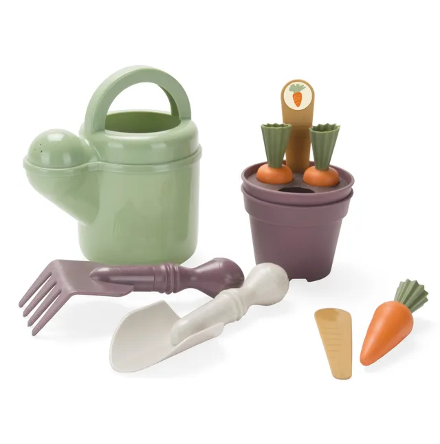 dantoy-green-garden-pflanzen-set-11-teilig-ab-2-jahre-garten-spielzeug-mit-gie-k image 1