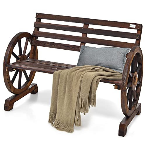 komfotteu-sitzbank-2-sitzer-mit-wagenr-dern-aus-tanne-bis-300-kg-braun image 8
