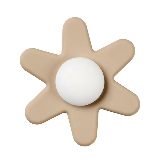 nattou-spinner-blume-silicone-baby-saugnapf-spielzeug-9-x-9-x-3-5-cm image 1