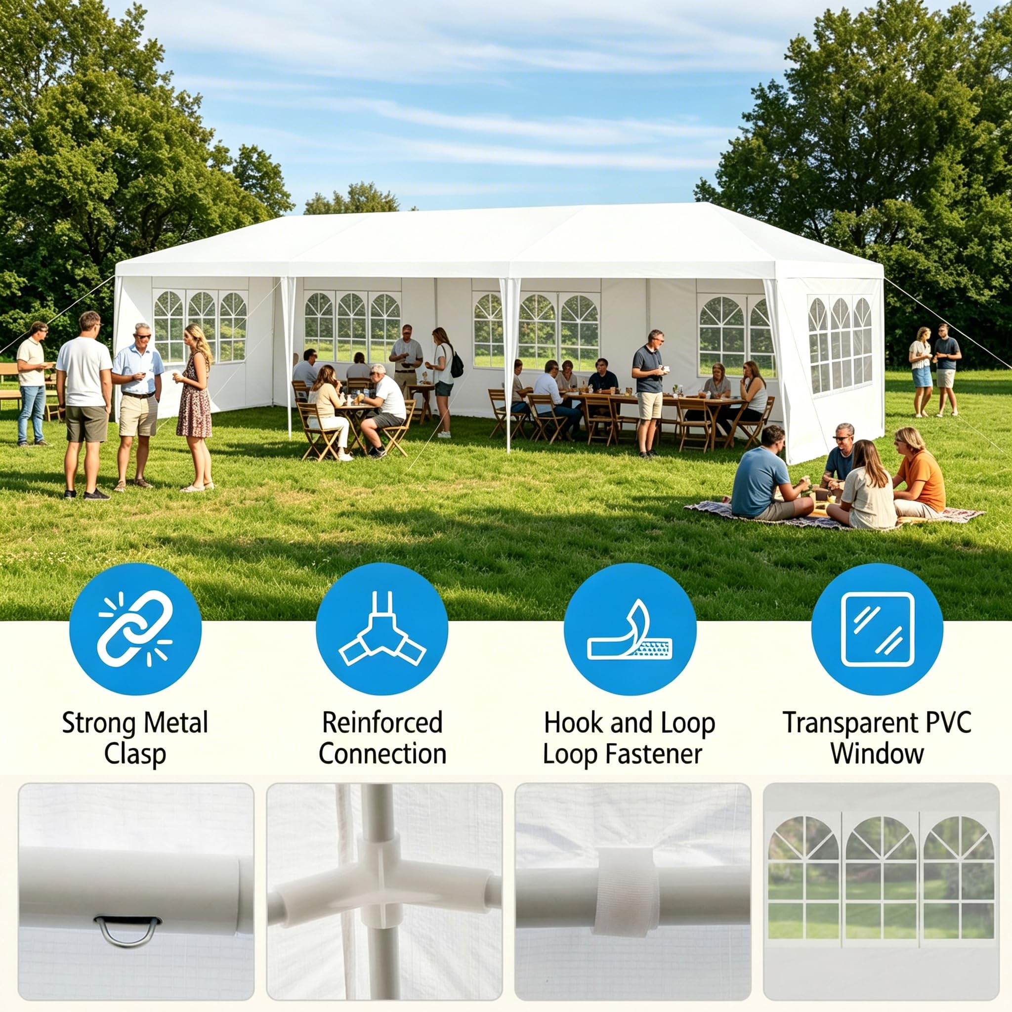 komfotteu-faltpavillon-3x9-m-mit-5-abnehmbaren-seitenw-nden image 3