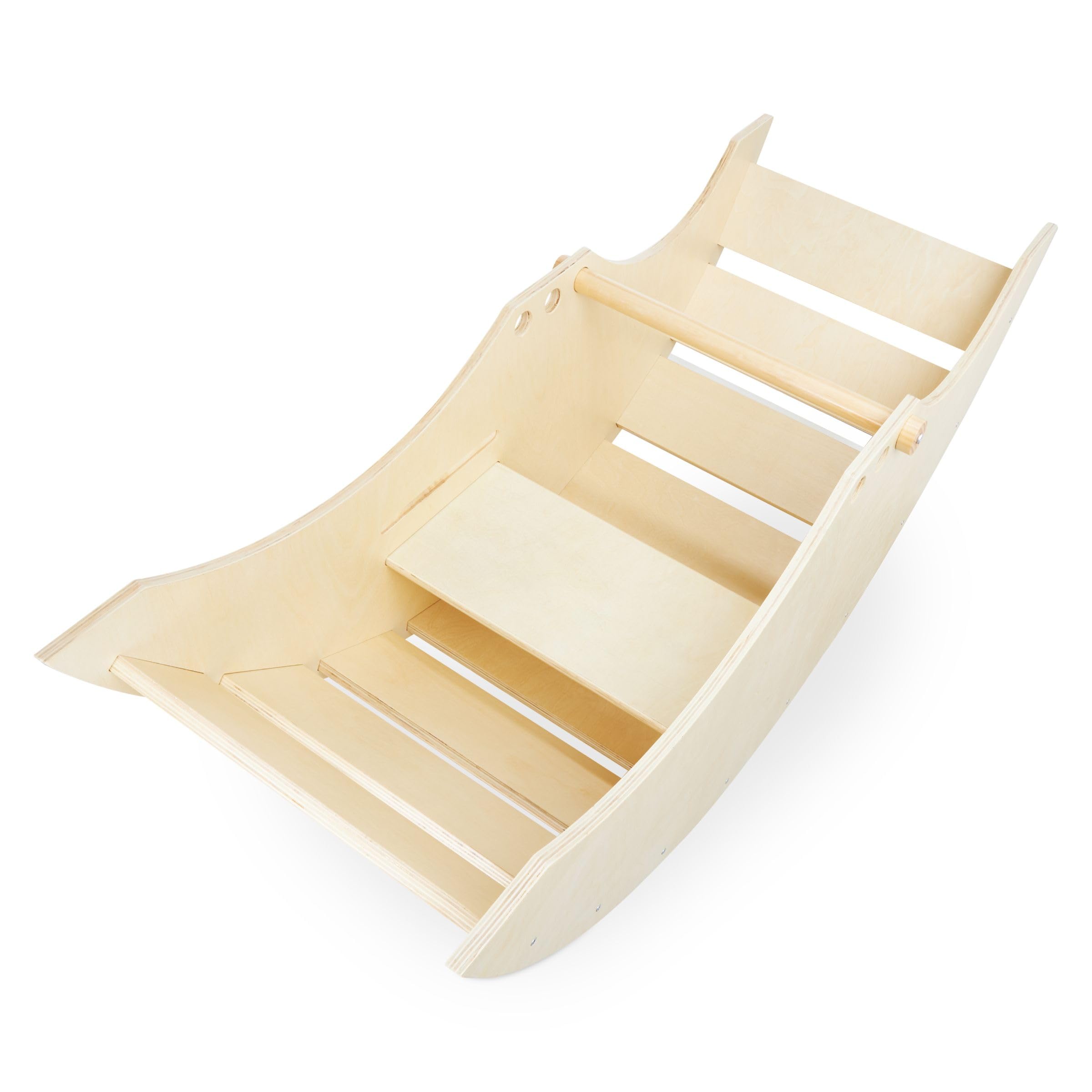 mamabrum-bootsleiter-holzwippe-mit-sitzbank-117-cm-2-h-henstufen image 6