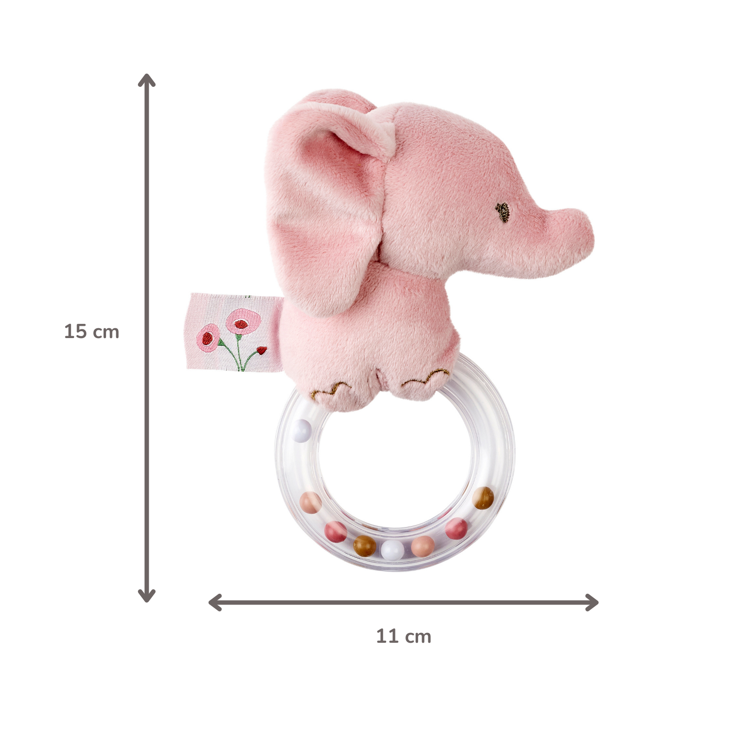 nattou-fanfan-baby-rassel-elefant-15-cm-mit-bei-ring image 7