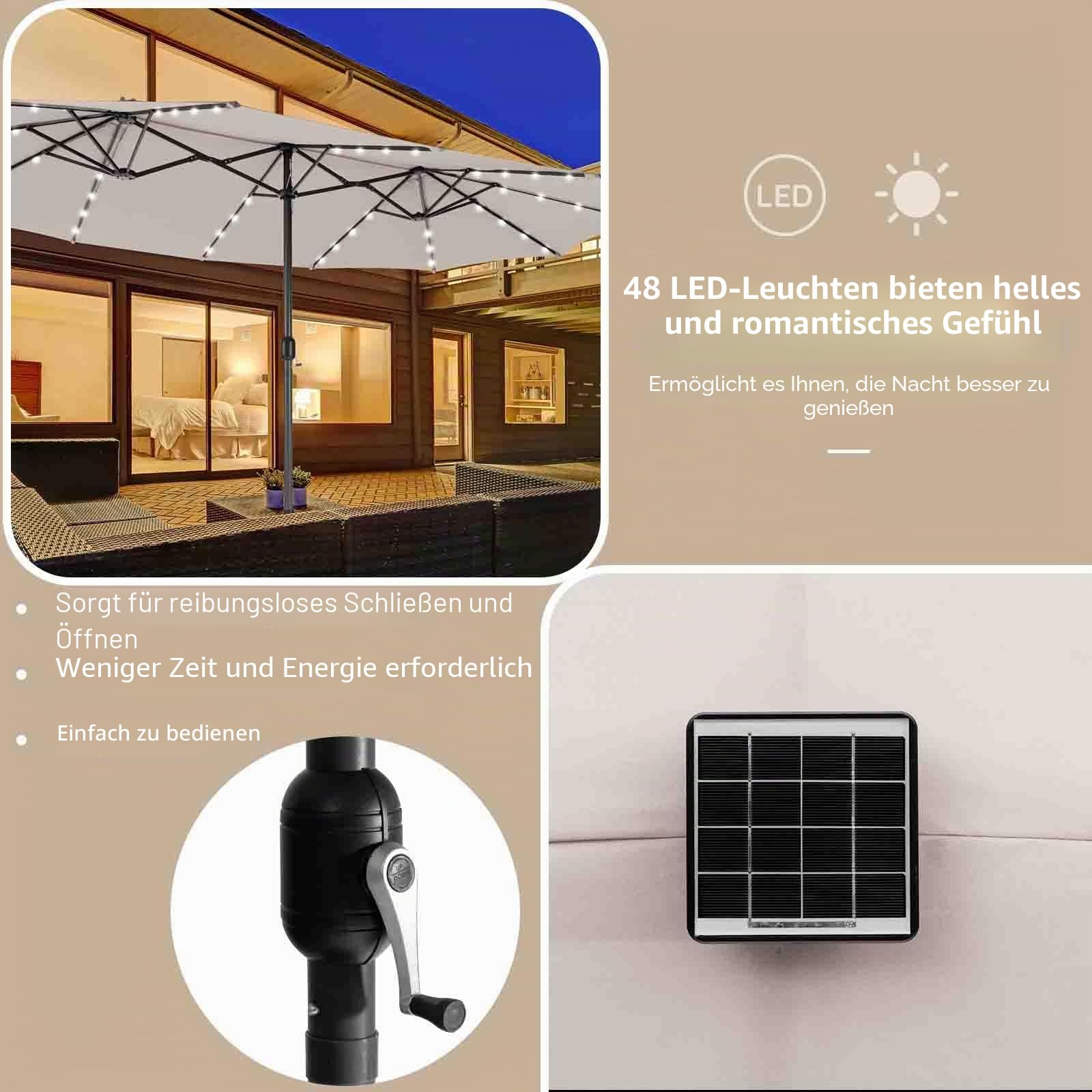 komfotteu-doppelsonnenschirm-470-x-280-cm-mit-led-und-kurbel-uv50 image 4