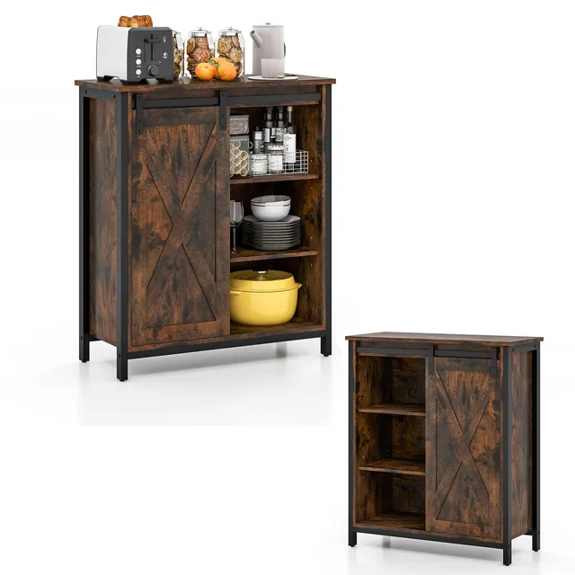 komfotteu-sideboard-schiebet-ren-70x30x81-cm-industrie-stil image 1