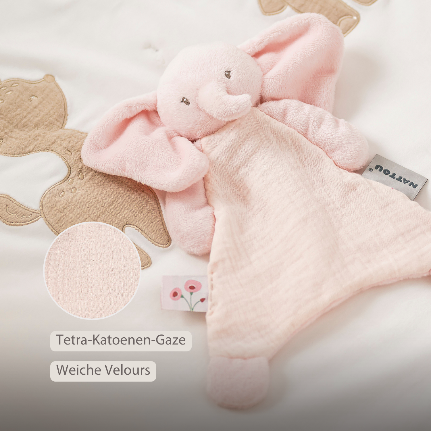 nattou-fanfan-baby-schmusetuch-elefant-25-x-20-cm-rosa image 5