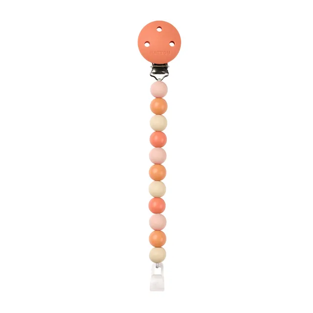 nattou-schnullerhalter-silicone-silikon-schnullerclip-mit-metallklammer image 1