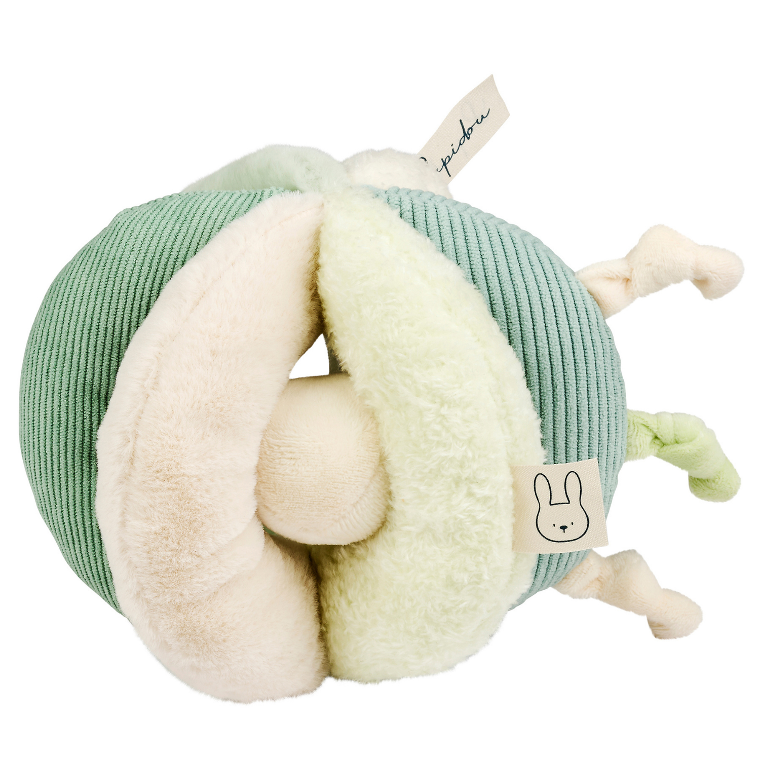 nattou-lapidou-ball-17-cm-lindengr-n-aktivit-tsball-mit-rassel image 7