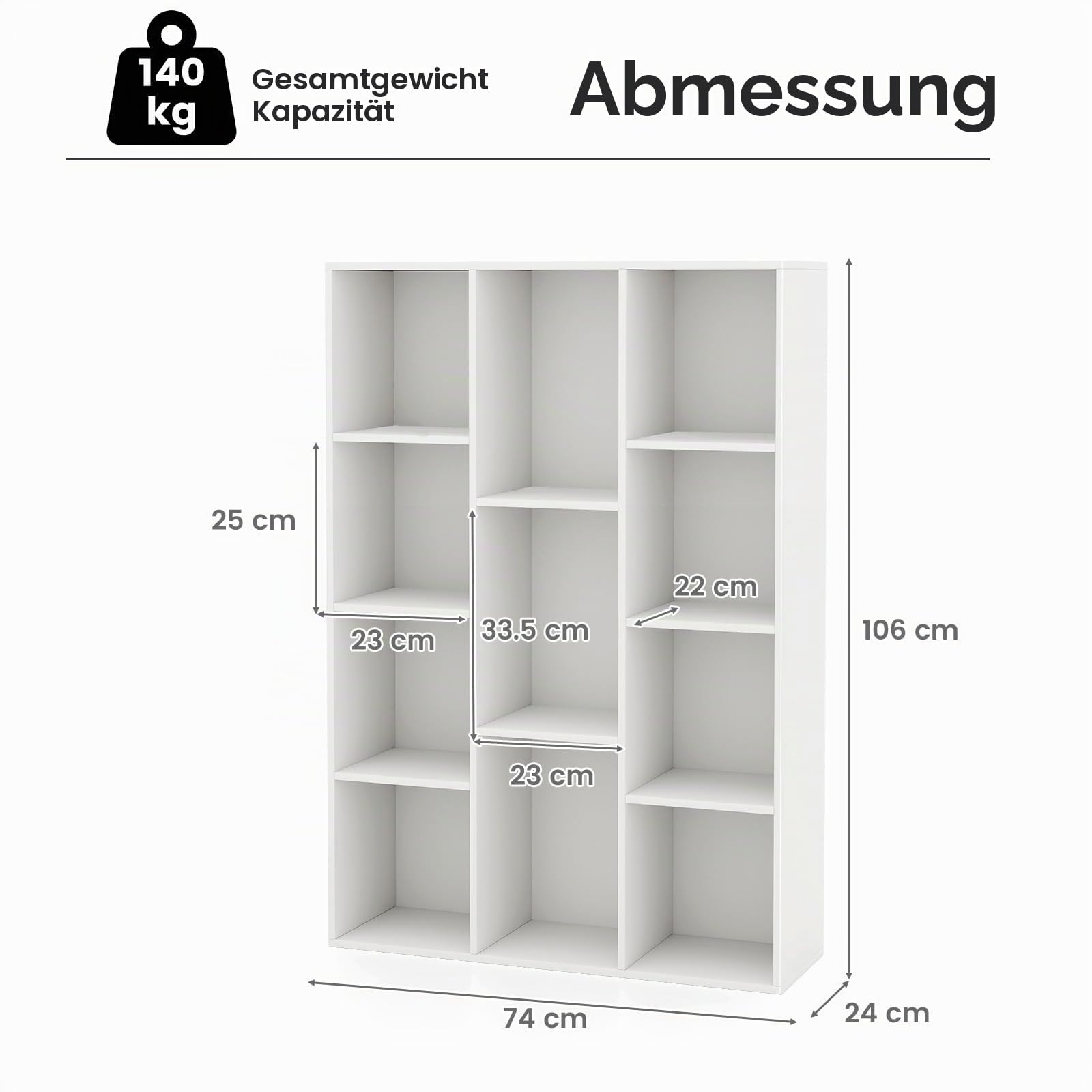 komfotteu-offenes-b-cherregal-11-f-cher-w-rfelregal-74x24x106cm-wei image 3