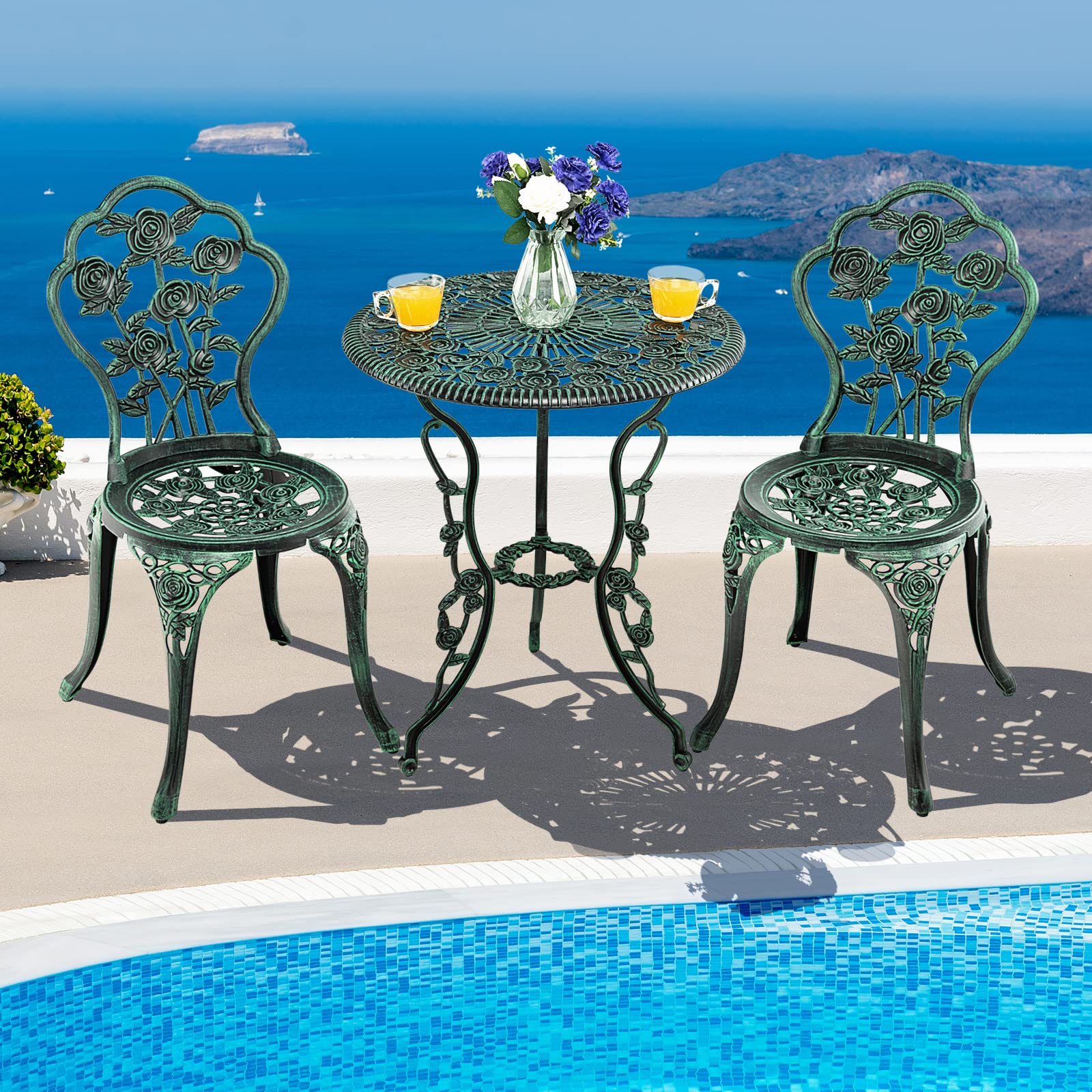 komfotteu-gartenm-bel-set-3-teilig-bistroset-aluminium-bronzegr-n-mit-rosenmuste image 2