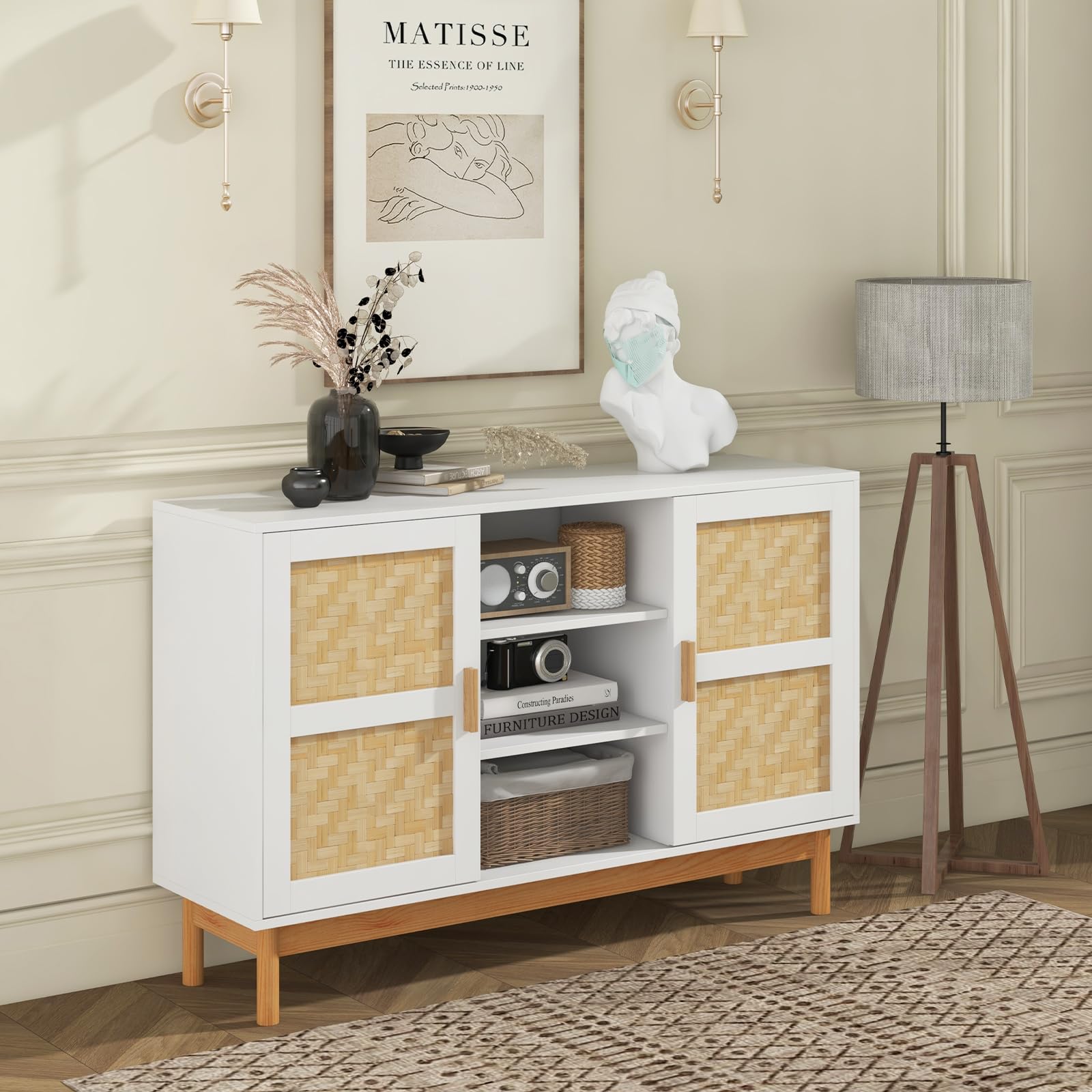 komfotteu-buffet-sideboard-wei-120x35x78-cm-mit-bambus-t-ren image 8